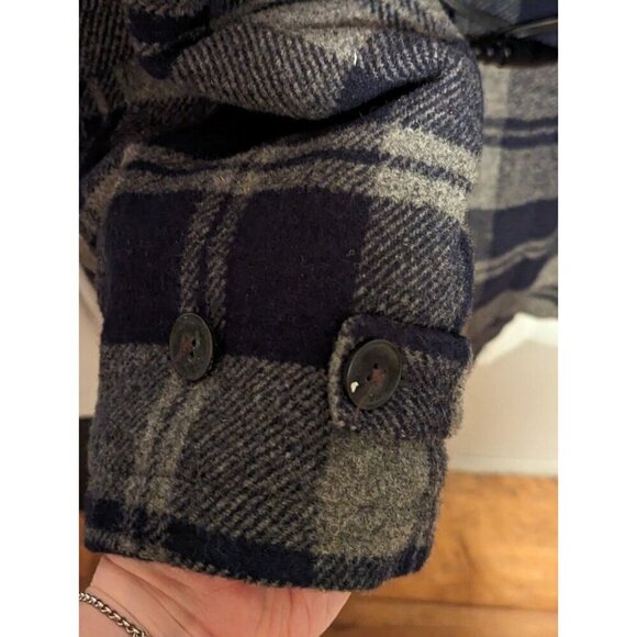 daniel cremieux Signature Collection Mens Size XL Wool Blend Peacoat Toggle - Picture 8 of 16